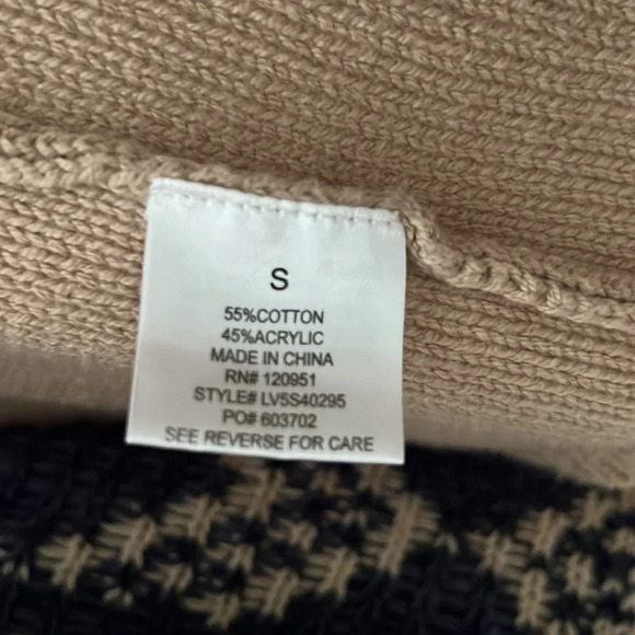 Bohemian Open Front Fringe Cardigan Geometric Knit Wrap Olive & Oak sweater - Picture 3 of 7